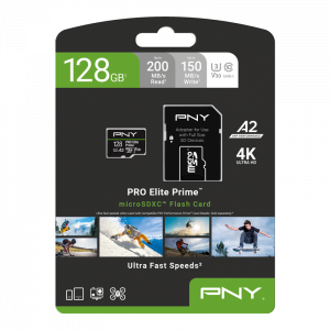 PNY CARTE MICRO SD PRO ELITE PRIME 128GB