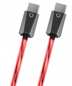 Câble HDMI 2.1 LED rouge 1,2 M