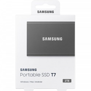 SAMSUNG SSD PORTABLE T7 2 To GRAY