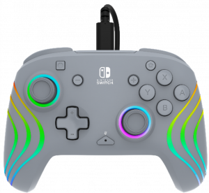 Manette filaire Afterglow Wave Gris Switch