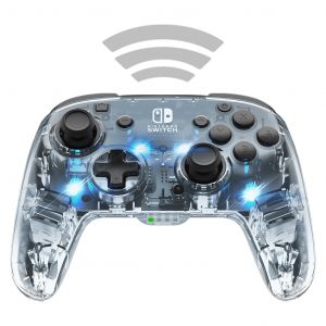 Manette sans fil transparent (blanc)