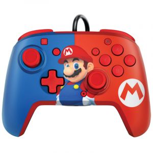 REMATCH: Power Pose Mario Bleu, Rouge Manette USB de jeu Switch