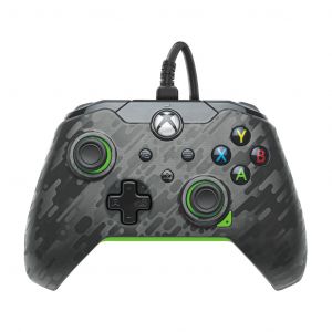 Manette filaire: Néon carbone, Pour Xbox et Windows 10/11