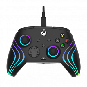 Manette filaire  Afterglow Wave Noir PC Xbox Series S/X