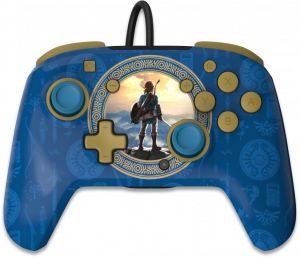 Rematch: Hyrule Blue Bleu Manette USB de jeu Switch