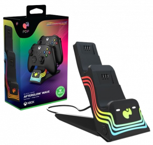 PDP DOUBLE CHARGEUR AFTERGLOW WAVE BLACK XB