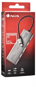 NGS HUB USBC 3.0 4en1 WONDER DOCK