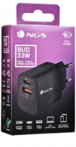 NGS POWER ADAPTATEUR 33W USBC + USBA