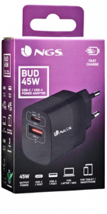 NGS POWER ADAPTATEUR 45W USBC + USBA