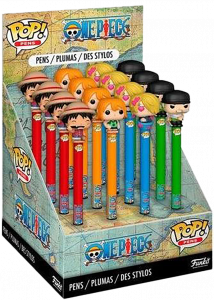 ASST STYLO FIGURINE : ONE PIECE - DISPLAY 16 PCS