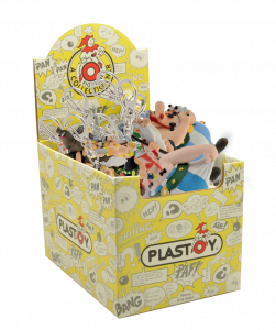 BOITE PRESENTOIR 25 PORTE-CLES ASSORTIS ASTERIX
