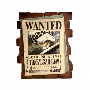 TIRELIRE AFFICHE WANTED LAW