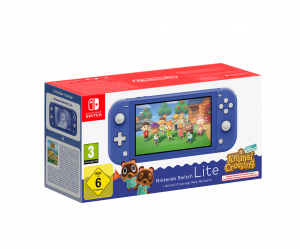 SWITCH LITE BLEUE + ANIMAL CROSSING