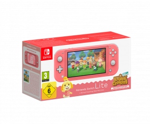 SWITCH LITE CORAIL + ANIMAL CROSSING