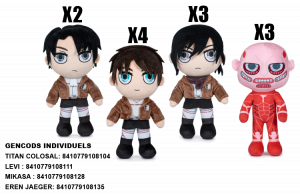 ATTACK ON TITAN ASST PELUCHE 27C