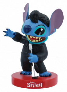 FIGURINE STITCH ELVIS CUIR NOIR