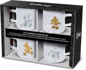 $SET EXPRESSO 4 VERRES MICKEY