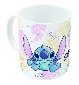 MUG PORCELAINE - STITCH ALOHA 325ML