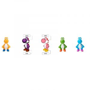 PACK 5 FIGURINES YOSHI 6CM