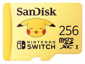 SANDISK SW CARTE MICRO SD 256GB PIKACHU
