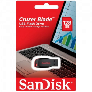 SANDISK CLE USB 128Go CRUZER BLADE NOIR ROUGE