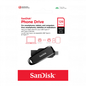 SANDISK PHONE CLE USB 128Go USB 3.2 GEN 1 / USBC N