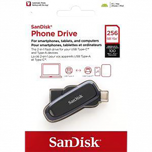 SANDISK PHONE CLE USB 256Go USB 3.2 GEN 1 / USBC N