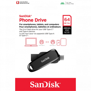 SANDISK PHONE CLE USB 64Go USB 3.2 GEN 1 / USBC NO