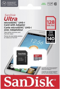 SANDISK ULTRA MICRO SDXC 128Go + ADAPTATEUR SD