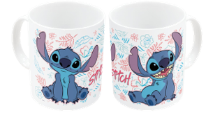 ESP MUG CERAMIQUE STITCH FLEUR DE FORET 325ML