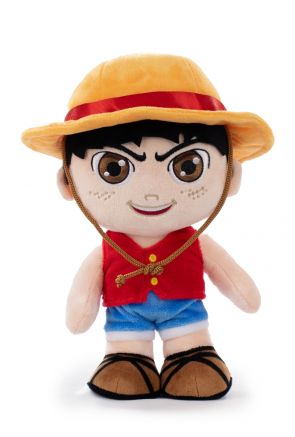 PELUCHE ONE PIECE NETFLIX - LUFFY 28 CM