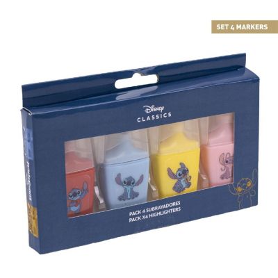 PACK 4 MARQUEURS FLUO STITCH