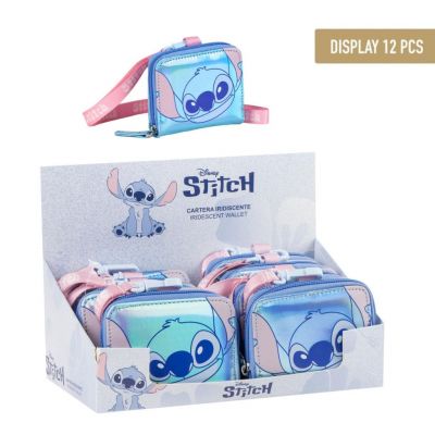 DISPLAY PORTE-MONNAIE IRISÉ STITCH