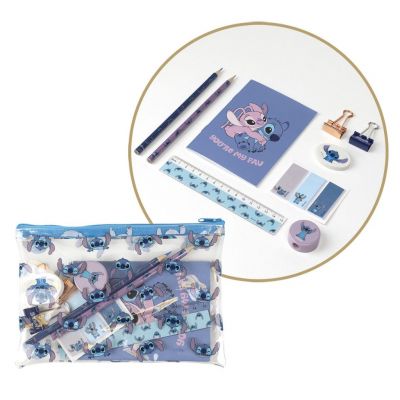SET DE PAPETERIE ÉCOLE STITCH