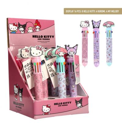 ASSORT STYLO HELLO KITTY 4 COULEUR