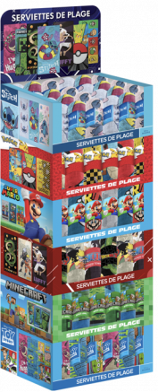 ASSORTIMENT SERVIETTE DE PLAGE 144 PCS