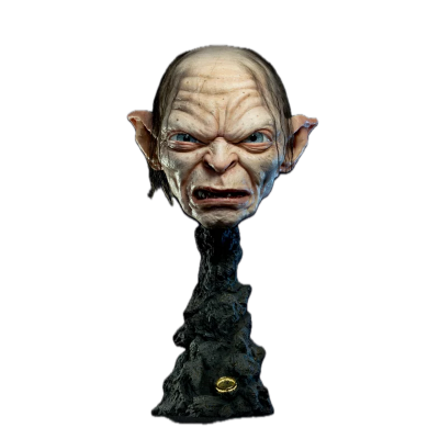 FIGURINE LE SEIGNEUR DES ANNEAUX - MASQUE GOLLUM