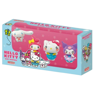 FIGURINES HELLO KITTY - HELLO KITTY (PACK DE 4)