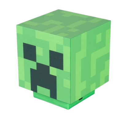 LAMPE DE CHEVET MINECRAFT CREEPER AVEC BATTERIE