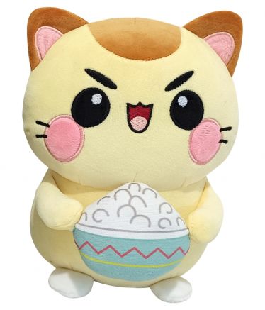 PELUCHE FUNNY CAT AVEC RIZ 21 CM