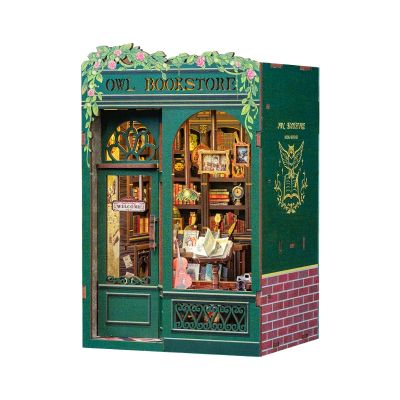 KIT DE DÉCOR MINIATURE - LIBRAIRIE DU HIBOU