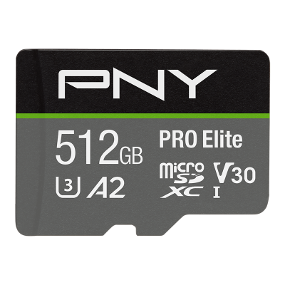 PNY CARTE MICRO SD PRO ELITE 512GB