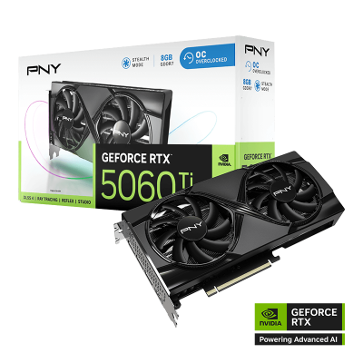 PNY GEFORCE RTX 5060 TI 16GB OVERCLOCK DUAL FAN