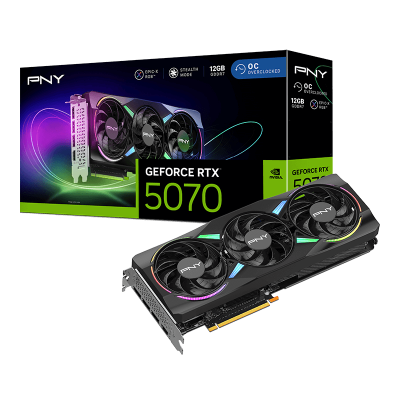 PNY GEFORCE RTX 5070 12GB ARGB OVERCLOCK TRIPLE FA