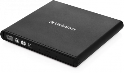 VERB GRAVEUR DVD SLIMLINE USB 2.0 BLACK
