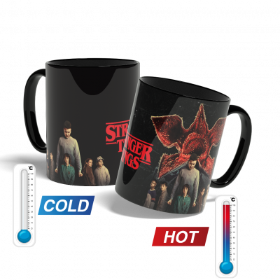 Mug heat change TEAM - Stranger Things