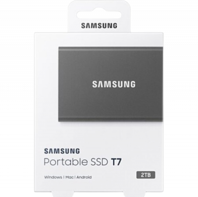 SAMSUNG DISQUE DUR T7 MU-PC1T0T SSD 2 To PC