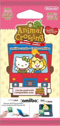 Paquet de 6 cartes amiibo - Animal Crossing : New Leaf - Welcome amiibo - Série Sanrio