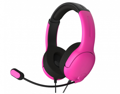Nebula Casque filaire gaming Noir, Rose