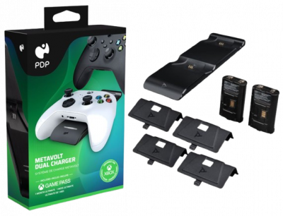 Chargeur double Metavolt pour manette Xbox One